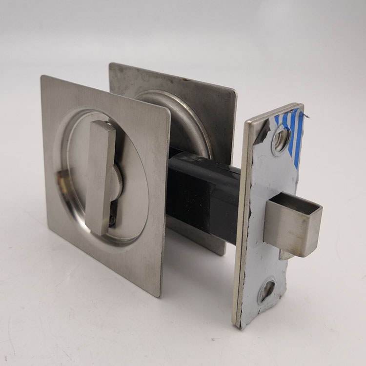 Cerradura de puerta corrediza de acero inoxidable 304 cuadrada SSS