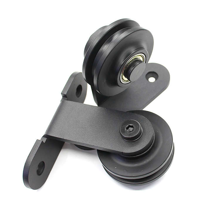 Herrajes para puertas de granero corredizas de hierro para interiores