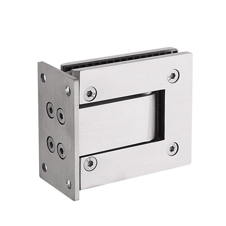 Bisagra de puerta de ducha de vidrio para baño con cierre automático de