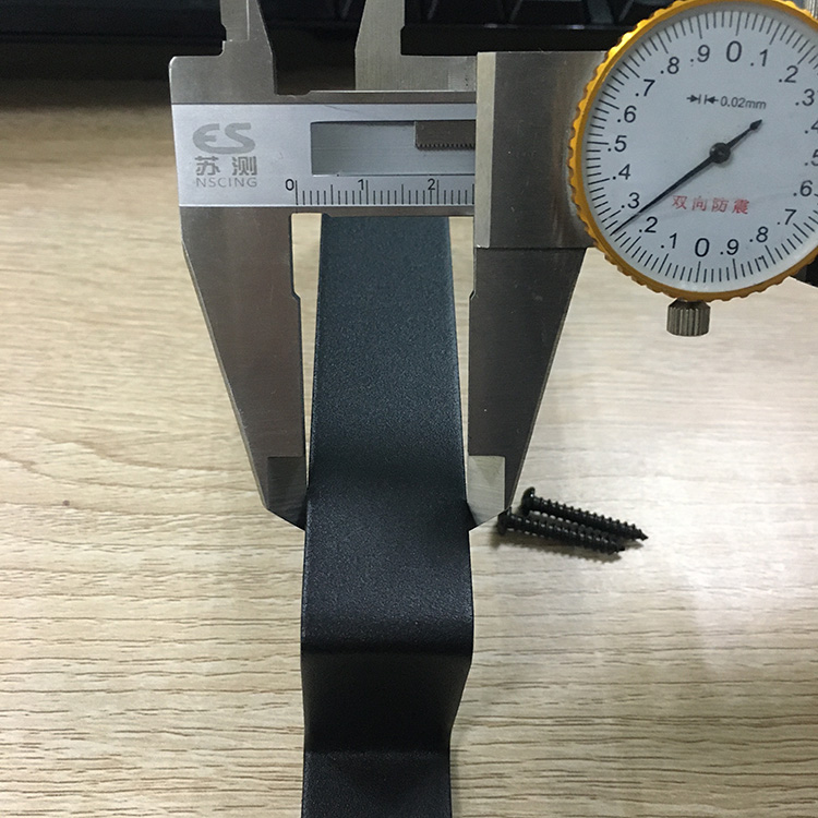 Manijas de puerta de granero de acero con recubrimiento de polvo negro