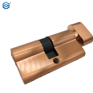 Cilindro de bloqueo de puerta de latón de cobre con cilindro maestro y llave maestra