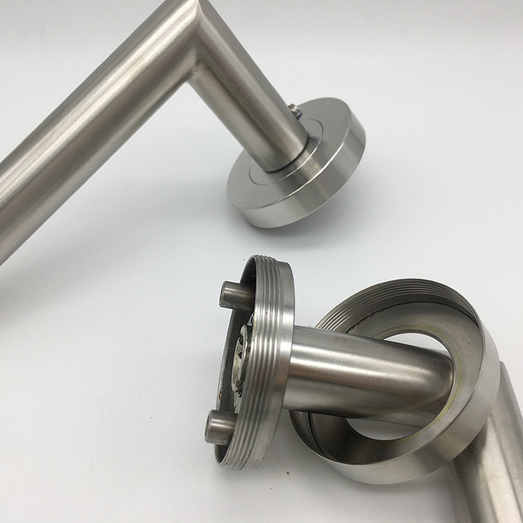 Herrajes para puertas plateados Manijas de palanca de puerta antiguas