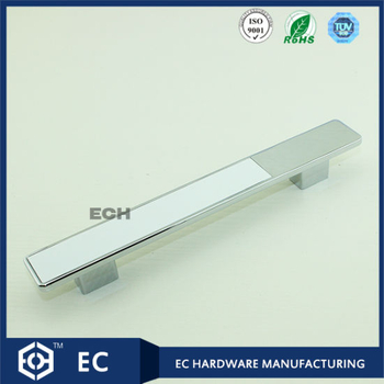 Perilla de la manija del gabinete de aleación de zinc pintada en cromo