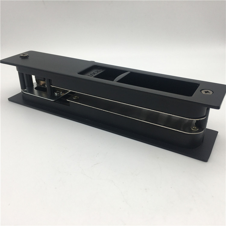 BK Cerradura de puerta corrediza con indicador de patio exterior de