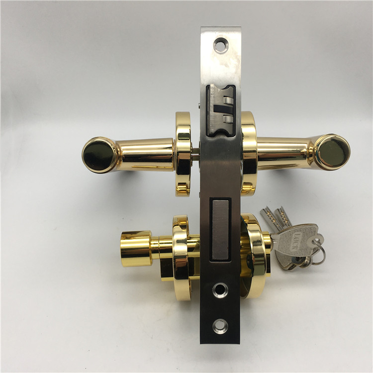 Cerradura de puerta de dormitorio de habitación de lujo ligera