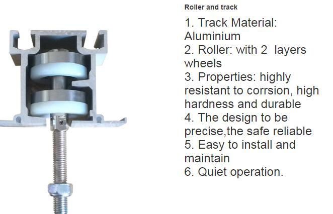 puerta plegable bi transparente de vidrio templado sin marco - Compre