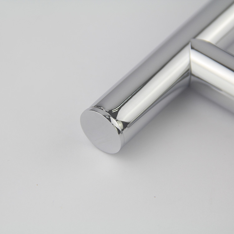 Manija de puerta de vidrio de madera antigua comercial clásica clásica