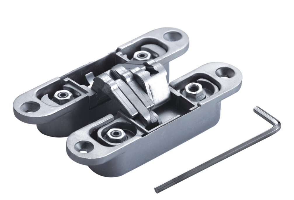 Ec Hardware Bisagra invisible ajustable para gabinete con bisagra