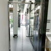 Diseño comercial Puerta de ducha plegable de cristal impermeable
