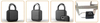 Travel Cadlock Security Anti-ladrón impermeable sin llave eléctrica huella digital Smart Candlock