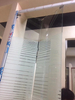 Diseño comercial Puerta de ducha plegable de cristal impermeable