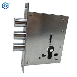 Cilindro de gancho Bloqueo de tornillo puerta de acero Mueca de mortaja Conjunto de cerradura de puerta corredera resistente