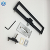 Cerradizo de puerta corredera de aluminio para una puerta de vidrio de marco extremadamente delgado