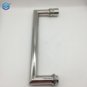 Manija de puertas de vidrio modernas de acero inoxidable resistente a rasguños de diseño resistente a rasguños