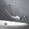 Barra de agarre de seguridad de acero inoxidable 304 personalizada para baño de 16 pulgadas, barra de agarre de seguridad para inodoro para discapacitados