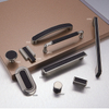 Perillas del cajón del oro del hardware del gabinete de cocina de la aleación de zinc