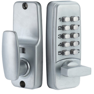 Cerradura de puerta de madera de código mecánico de seguridad de botón pulsador de combinación digital sin llave de alta calidad y seguridad